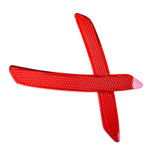 Load image into Gallery viewer, 2Pcs Car Reflective Side Marker Sticker Warning Tape Strips Car Exterior Wheel Eyebrow Stickers Automotive Reflector Stickers
