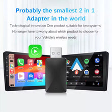 Load image into Gallery viewer, Car Android Auto Wireless Carplay Wired To Wireless Adapter Smart Dongle Carplay Ai Box Adapter For lPhone Plug And Play
