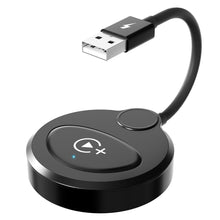 Load image into Gallery viewer, Upgrade Car Adapter Apple CarPlay Wired To Wireless Adapter Mini Box Plug And Play Dongle with Video Function For lPhone Benz Audi Mazda Kia Toyota VW Nissan Subaru
