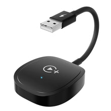 Load image into Gallery viewer, Upgrade Car Adapter Apple CarPlay Wired To Wireless Adapter Mini Box Plug And Play Dongle with Video Function For lPhone Benz Audi Mazda Kia Toyota VW Nissan Subaru
