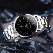 Load image into Gallery viewer, Simple Gold Luxury Men Retro Versatile Quartz Cute Women's Watch Casual Round Dial Quartz Fashion Steel Strip Men Wristwatches
