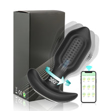 Load image into Gallery viewer, Charging Remote Control APP Scratch Free Twisting Vibration Remote Control Silicone Anal Plug Sexy Female and Male Sex Toys 
