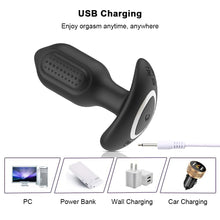 Load image into Gallery viewer, Charging Remote Control APP Scratch Free Twisting Vibration Remote Control Silicone Anal Plug Sexy Female and Male Sex Toys 
