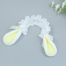 Load image into Gallery viewer, Cute Doll Headband Hair Accessories Handmade Plush Simulation Animal Ears Cute Rabbit Ears Headband Cotton Doll Accessories
