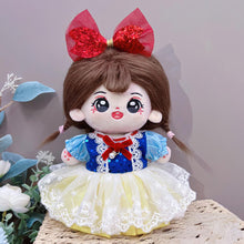 Load image into Gallery viewer, 20CM Cotton Doll Rompers Cartoon Plush Doll Replacement Outfit Lolita Dress Playing House Accessories Mini Clothes
