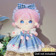 Load image into Gallery viewer, 20CM Cotton Doll Rompers Cartoon Plush Doll Replacement Outfit Lolita Dress Playing House Accessories Mini Clothes
