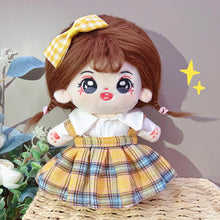Load image into Gallery viewer, 20CM Cotton Doll Rompers Cartoon Plush Doll Replacement Outfit Lolita Dress Playing House Accessories Mini Clothes

