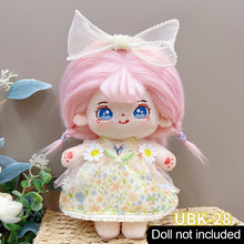 Load image into Gallery viewer, 20CM Cotton Doll Rompers Cartoon Plush Doll Replacement Outfit Lolita Dress Playing House Accessories Mini Clothes
