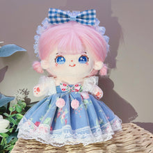 Load image into Gallery viewer, 20CM Cotton Doll Rompers Cartoon Plush Doll Replacement Outfit Lolita Dress Playing House Accessories Mini Clothes

