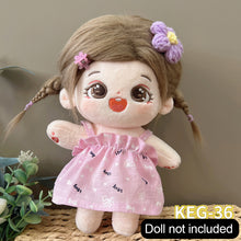 Load image into Gallery viewer, 20CM Cotton Doll Rompers Cartoon Plush Doll Replacement Outfit Cute Dress Playing House Accessories Mini Clothes
