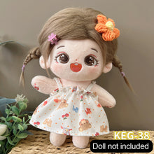Load image into Gallery viewer, 20CM Cotton Doll Rompers Cartoon Plush Doll Replacement Outfit Cute Dress Playing House Accessories Mini Clothes
