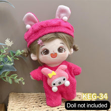 Load image into Gallery viewer, 20CM Cotton Doll Rompers Cartoon Plush Doll Replacement Outfit Cute Dress Playing House Accessories Mini Clothes
