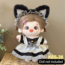 Load image into Gallery viewer, 20CM Cotton Doll Rompers Cartoon Plush Doll Replacement Outfit Cute Dress Playing House Accessories Mini Clothes
