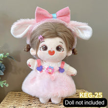 Load image into Gallery viewer, 20CM Cotton Doll Rompers Cartoon Plush Doll Replacement Outfit Cute Dress Playing House Accessories Mini Clothes
