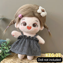 Load image into Gallery viewer, 20CM Cotton Doll Rompers Cartoon Plush Doll Replacement Outfit Cute Dress Playing House Accessories Mini Clothes

