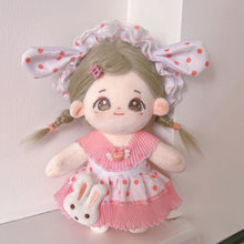 Load image into Gallery viewer, 20CM Cotton Doll Rompers Cartoon Plush Doll Replacement Outfit Lolita Dress Playing House Accessories Mini Clothes
