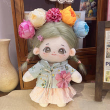 Load image into Gallery viewer, 20CM Cotton Doll Overalls Cartoon Plush Doll Replacement Outfit Playing House Accessories Mini Clothes
