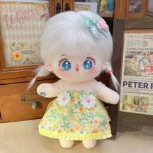Load image into Gallery viewer, 20CM Cotton Doll Overalls Cartoon Plush Doll Replacement Outfit Playing House Accessories Mini Clothes
