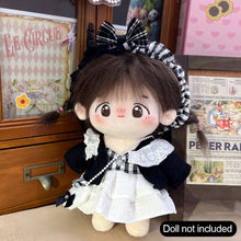Load image into Gallery viewer, 20CM Cotton Doll Rompers Cartoon Plush Doll Replacement Outfit Lolita Dress Playing House Accessories Mini Clothes
