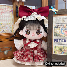 Load image into Gallery viewer, 20CM Cotton Doll Rompers Cartoon Plush Doll Replacement Outfit Lolita Dress Playing House Accessories Mini Clothes
