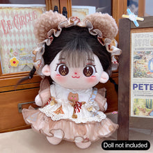 Load image into Gallery viewer, 20CM Cotton Doll Rompers Cartoon Plush Doll Replacement Outfit Lolita Dress Playing House Accessories Mini Clothes
