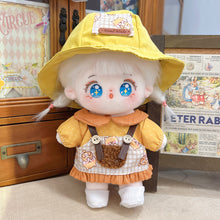 Load image into Gallery viewer, 20CM Cotton Doll Rompers Cartoon Plush Doll Replacement Outfit Lolita Dress Playing House Accessories Mini Clothes
