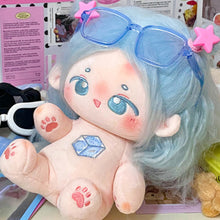 Load image into Gallery viewer, For 20cm Cotton Dolls Glasses Cute Plastic Glasses for Dolls Macaron BJD Dolls Toy Glasses Accessories
