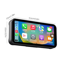 Load image into Gallery viewer, 6.25 inch Wireless Carplay Android Auto Motorcycle GPS Navigation IP67 Waterproof DVR Drive Recorder Moto Monitor WIFI
