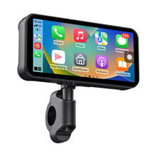 Load image into Gallery viewer, 6.25 inch Wireless Carplay Android Auto Motorcycle GPS Navigation IP67 Waterproof DVR Drive Recorder Moto Monitor WIFI
