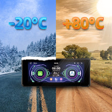 Load image into Gallery viewer, 7.0inch IPS Wireless Motorcycle CarPlay Navigation Android Auto Airplay Motorcycle Wireless Helmet Screen DVR with Dual Bluetooth
