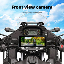 Load image into Gallery viewer, 7.0inch IPS Wireless Motorcycle CarPlay Navigation Android Auto Airplay Motorcycle Wireless Helmet Screen DVR with Dual Bluetooth
