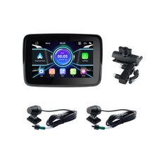 Load image into Gallery viewer, 5inch IPS Screen Portable Motorcycle Navigation Apple CarPlay Android Auto Display Screen Motorcycle Wireless Monitor Bluetooth Waterproof IP67
