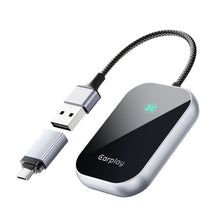 Load image into Gallery viewer, 2in 1 Car Android Auto Wireless Carplay Wired To Wireless Adapter Smart Carplay Plug And Play Ai Box Adapter For lPhone Car

