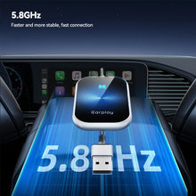 Load image into Gallery viewer, 2in 1 Car Android Auto Wireless Carplay Wired To Wireless Adapter Smart Carplay Plug And Play Ai Box Adapter For lPhone Car
