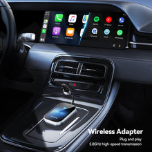 Load image into Gallery viewer, 2in 1 Car Android Auto Wireless Carplay Wired To Wireless Adapter Smart Carplay Plug And Play Ai Box Adapter For lPhone Car
