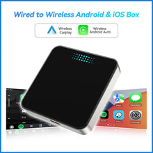 Load image into Gallery viewer, Car Smart Android Auto Wireless Carplay Ai Box Adapter Wired To Wireless Adapter Carplay Plug And Play For lPhone Phone

