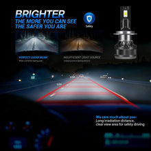 Load image into Gallery viewer, 1PC 200W Car LED Headlight H1 H8 H11 HB3 HB4 9005 9006 H4 H7 LED Lights 6000K 50000LM Auto LED Lamp Turbo Fog Light Bulbs DC 12V
