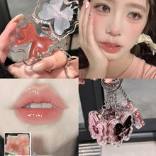 Load image into Gallery viewer, 4 Colors Moisturizing Hydrating Water-light Lip Gloss Long-lasting Non-sticky Butterfly Solid Lip Glaze Lip Makeup Cosmetics
