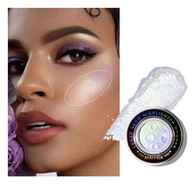 Load image into Gallery viewer, 3 Colors Glitter Glossy Highlighter Powder Face Body Shimmer Powder Natural Stereoscopic Brighten Highlight Makeup Cosmetics
