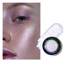 Load image into Gallery viewer, 3 Colors Glitter Glossy Highlighter Powder Face Body Shimmer Powder Natural Stereoscopic Brighten Highlight Makeup Cosmetics
