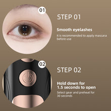 Load image into Gallery viewer, USB Charging Electric Eyelash Curler Four-speed Temperature Control Electric Heating Curling Eyelash Curler Long-lasting Shaping Eyelash Tool
