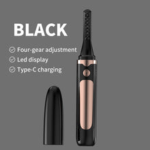Load image into Gallery viewer, USB Charging Electric Eyelash Curler Four-speed Temperature Control Electric Heating Curling Eyelash Curler Long-lasting Shaping Eyelash Tool
