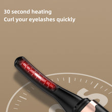 Load image into Gallery viewer, USB Charging Electric Eyelash Curler Four-speed Temperature Control Electric Heating Curling Eyelash Curler Long-lasting Shaping Eyelash Tool
