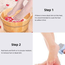 Load image into Gallery viewer, Double-sided Nano-glass 2-in-1 Foot Grinder Hair Remover Convenient Washable Manual Exfoliator Foot Care Tool Hair Removal Tool
