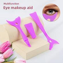 Load image into Gallery viewer, Multifunctional Silicone Eye Makeup Aid Convenient Eyeliner Eyeshadow Mascara Baffle Auxiliary Tool Portable Beauty Makeup Tool
