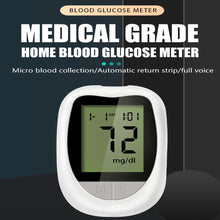 Load image into Gallery viewer, Blood Glucose Meter Household Precision Auto Coding Blood Glucose Monitor Test Paper Blood Measuring Instrument Health Monitoring
