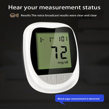 Load image into Gallery viewer, Blood Glucose Meter Household Precision Auto Coding Blood Glucose Monitor Test Paper Blood Measuring Instrument Health Monitoring
