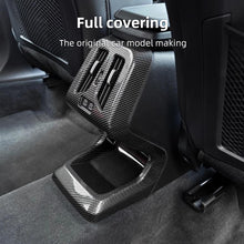 Load image into Gallery viewer, Car Rear Air Conditioning Outlet Vent Cover Trim Sticker Accessories Carbon Fiber ABS Style For BMW X1 U11 2023 2024
