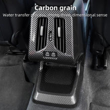 Load image into Gallery viewer, Car Rear Air Conditioning Outlet Vent Cover Trim Sticker Accessories Carbon Fiber ABS Style For BMW X1 U11 2023 2024
