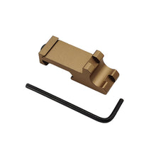 Load image into Gallery viewer, 1PC Mini Flashlight Side Support 45° Inclined Rail Flashlight Accessories DD/PO/KAC Machine Sight Side Hanging For 20MM Aluminum Alloy Guide Rail
